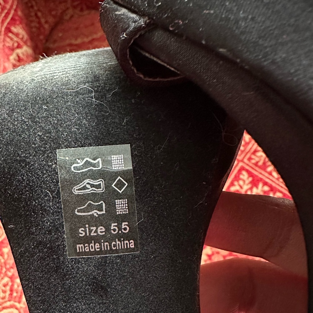 3/$15 m by Michael Antonio Ankle Strap Heels for Women Size 5.5 - Picture 3 of 4